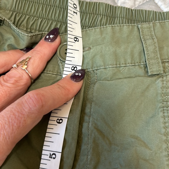 Wild fable 100% cotton xs olive green multiple pocket cargo pants - Picture 11 of 12